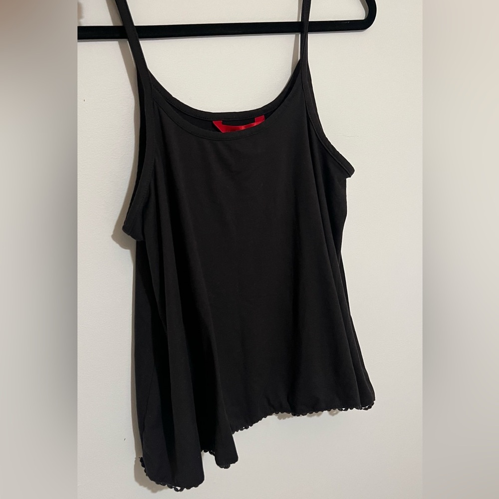 HUGO Black Women's Tank Top - Relaxed Sleeveless